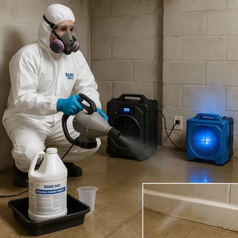 Sanitization and Odor Removal process in Plandome Heights, NY